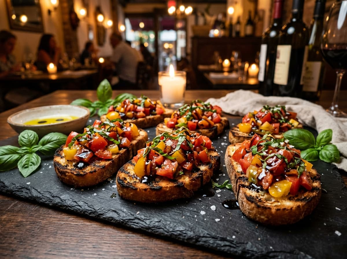 Heirloom Tomato Bruschetta