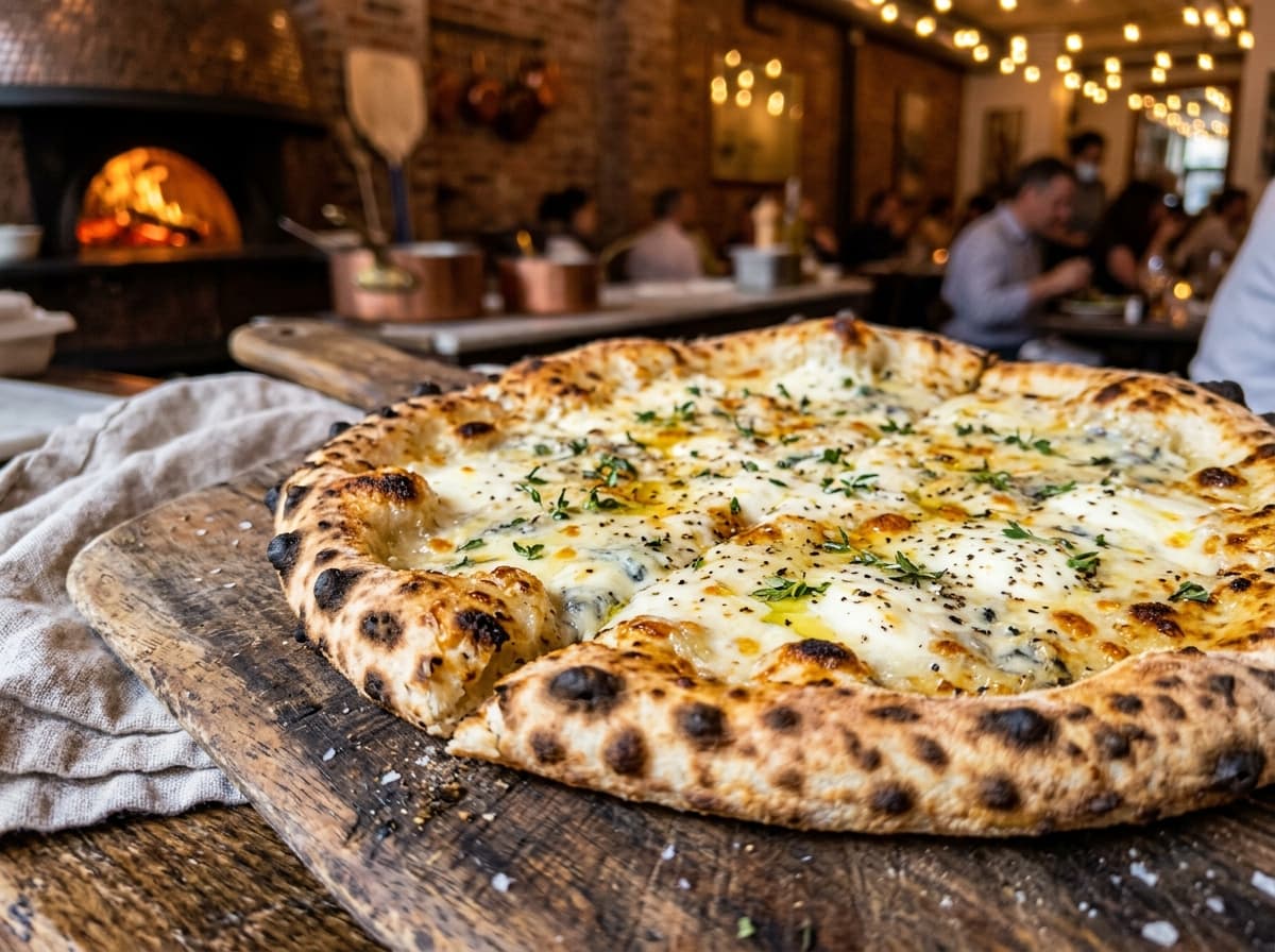 Quattro Formaggi White Crust
